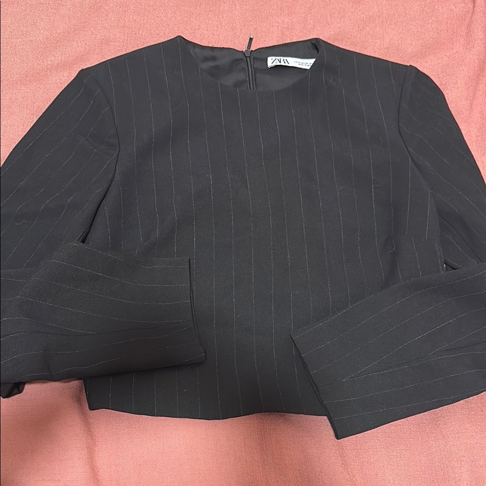 Zara pinstripe top